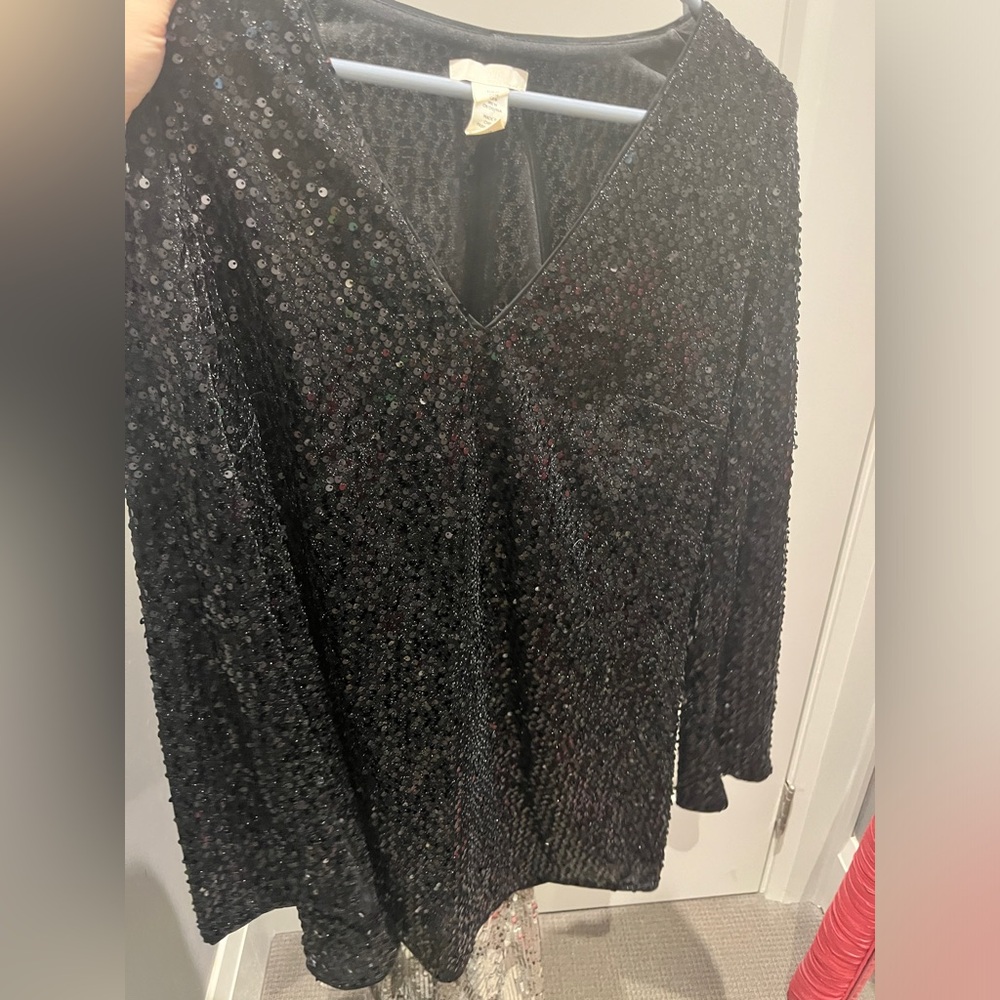 H and M sequin dress